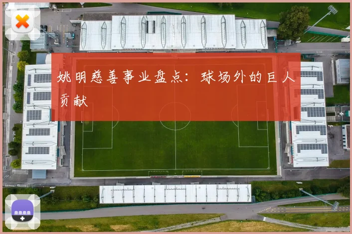 姚明慈善事业盘点：球场外的巨人贡献