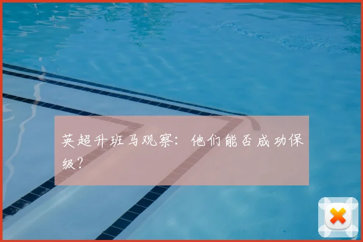 英超升班马观察：他们能否成功保级？